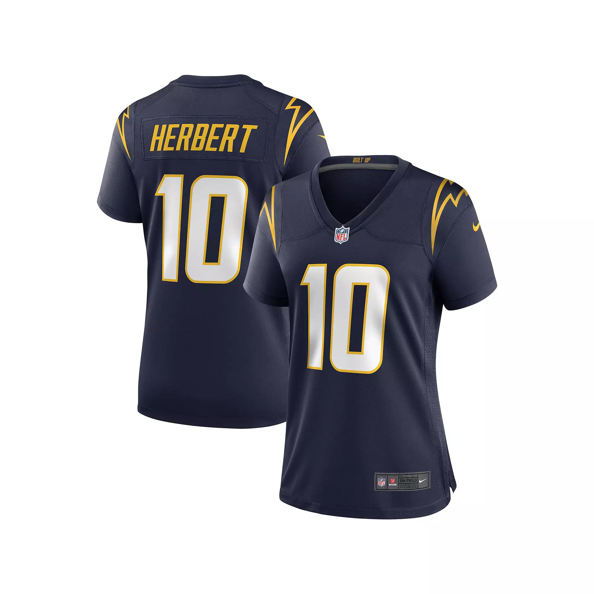 Women's Nike Justin Herbert Navy Los Angeles Chargers Alternate Game Jersey,  Product Image