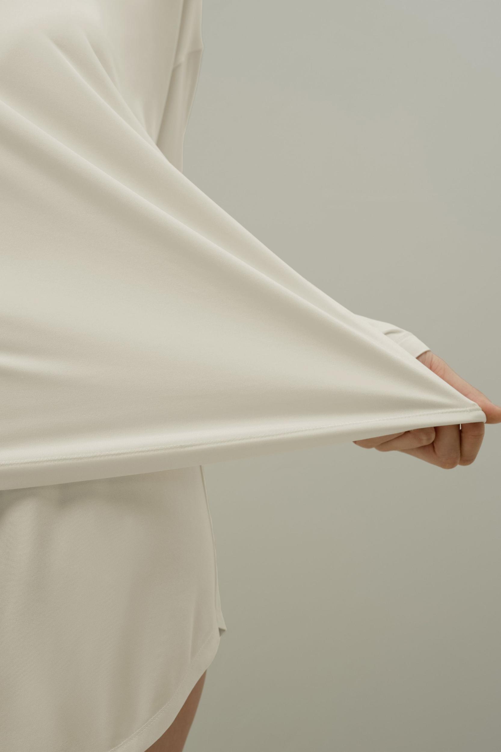 Silk Breeze Jersey Relaxed Lounge Top Product Image