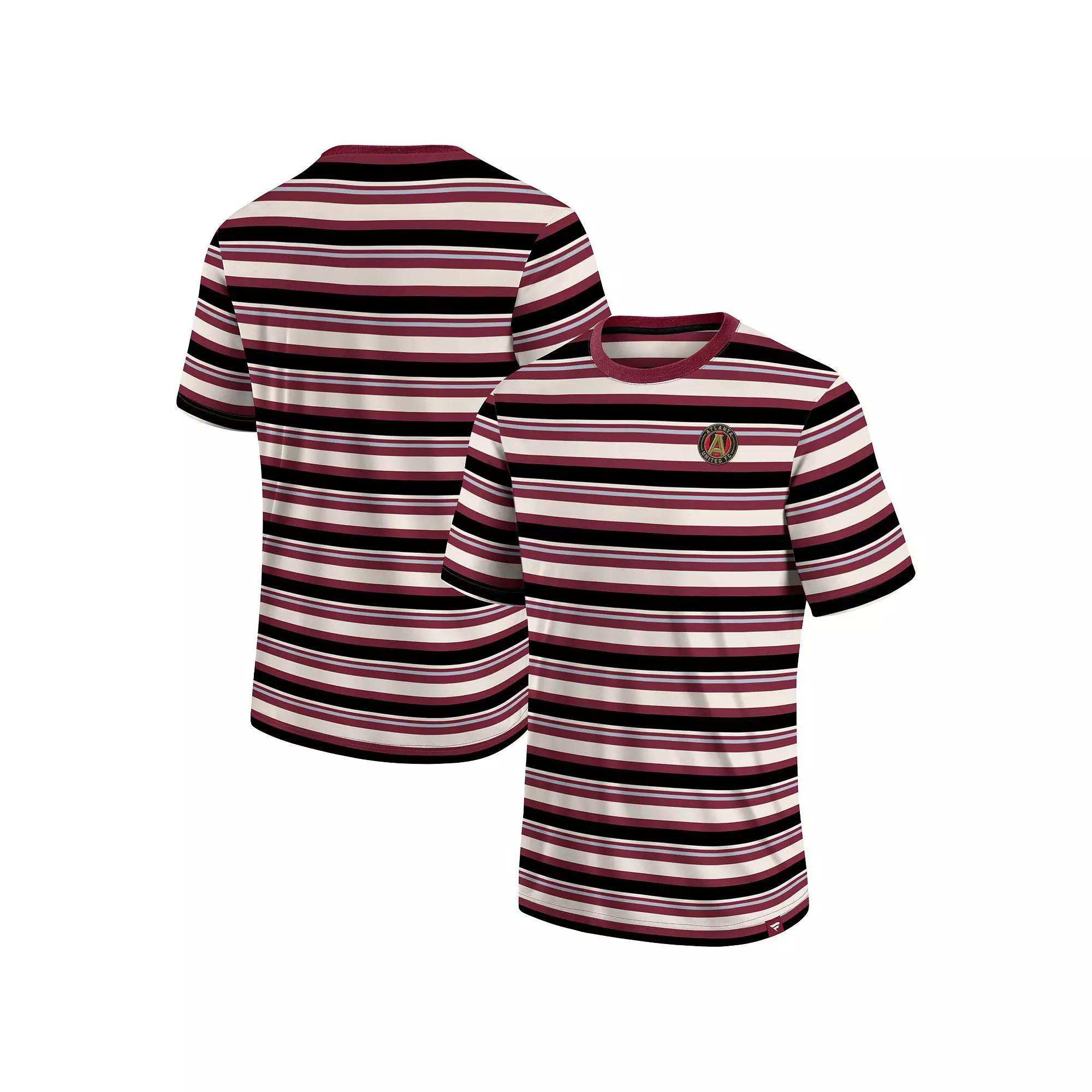 Men's Fanatics Branded Red Atlanta United FC Shot Clock Stripe T-Shirt, Size: Medium, Atu Red Product Image