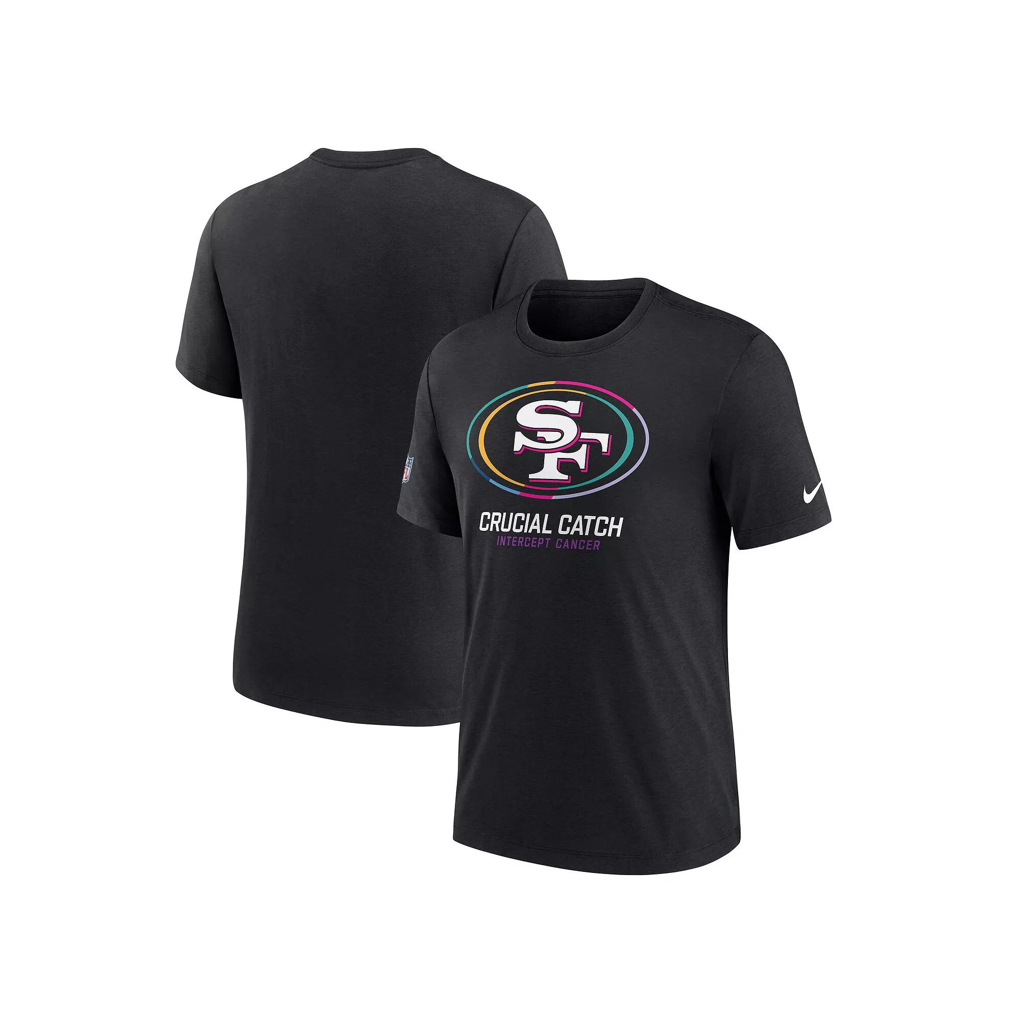 Men's Nike Black San Francisco 49ers 2024 NFL Crucial Catch Big & Tall T-Shirt,  Product Image
