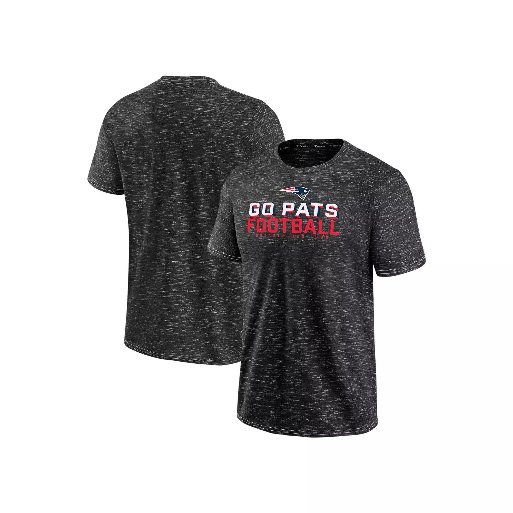 Men's Fanatics Branded Charcoal New England Patriots Component T-Shirt,  Product Image