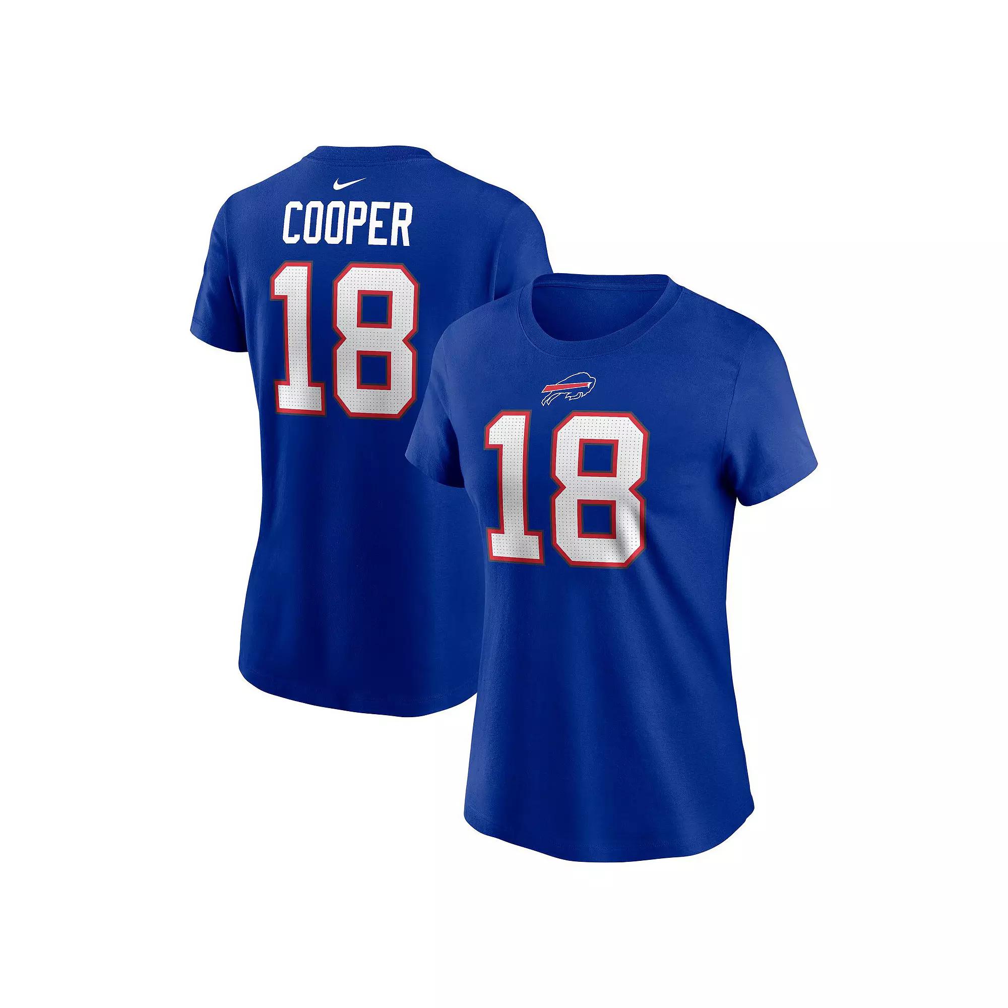 Women's Nike Amari Cooper Royal Buffalo Bills Player Name & Number T-Shirt,  Product Image