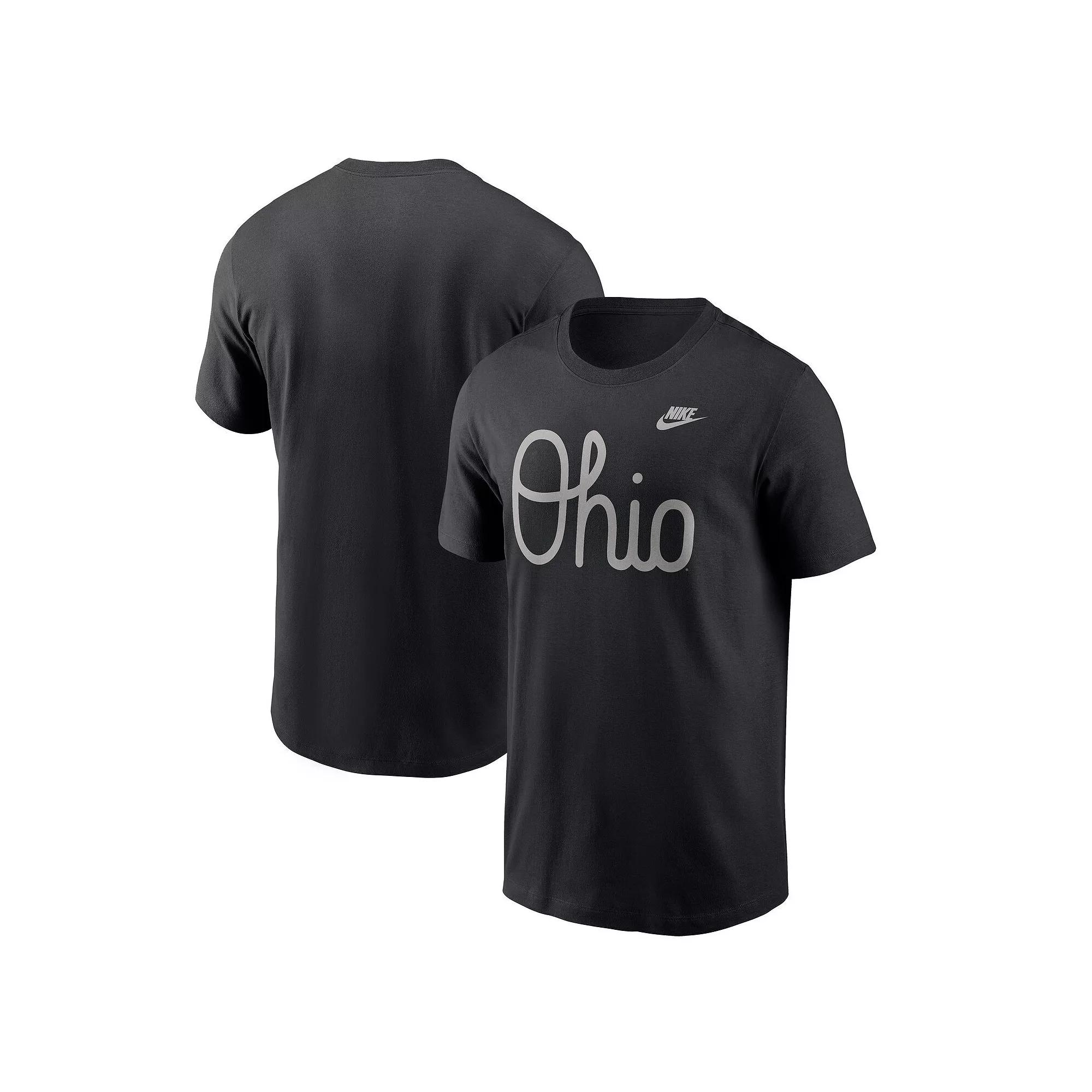 Men's Nike Black Ohio State Buckeyes Vintage Script T-Shirt,  Product Image