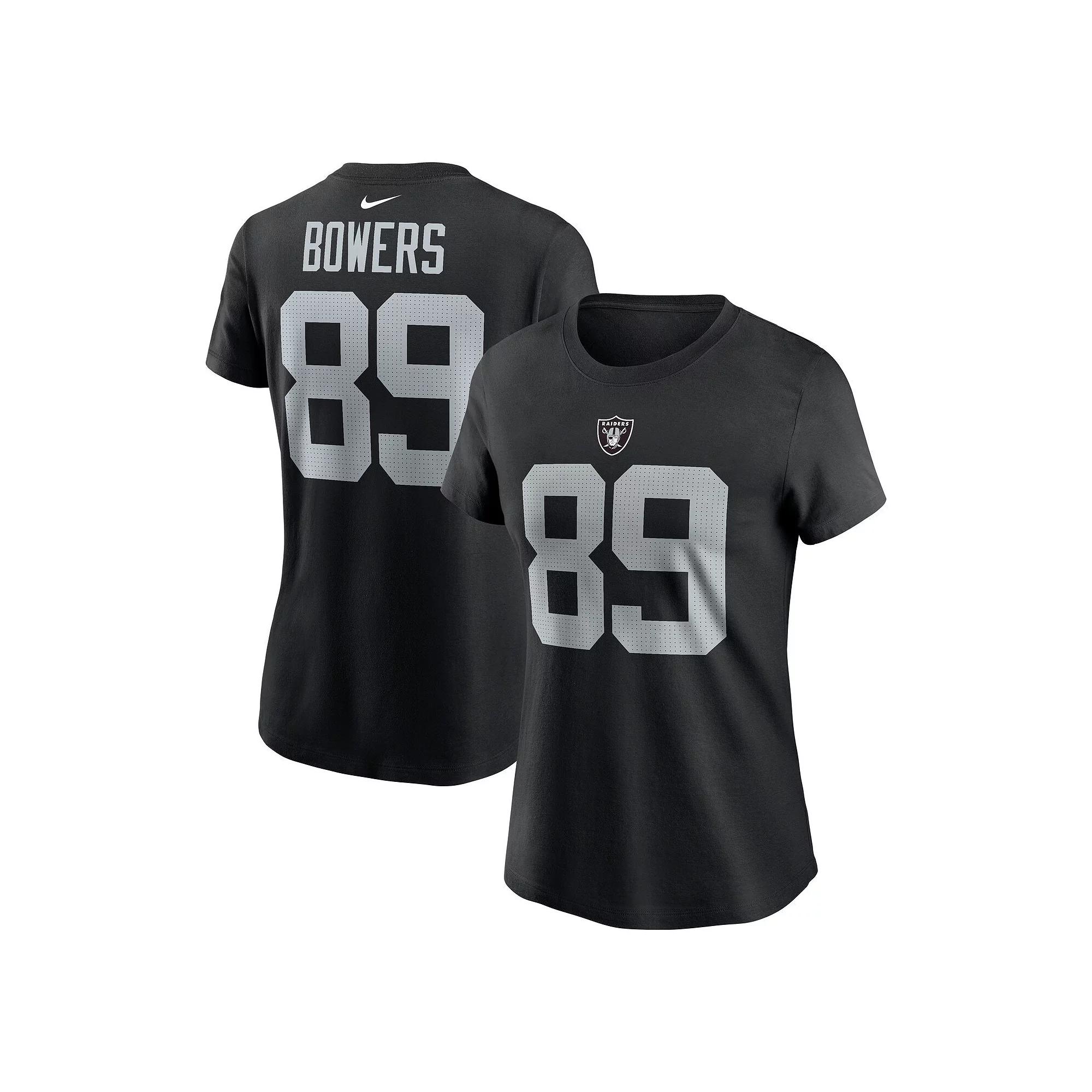 Women's Nike Brock Bowers Black Las Vegas Raiders Player Name & Number T-Shirt,  Product Image