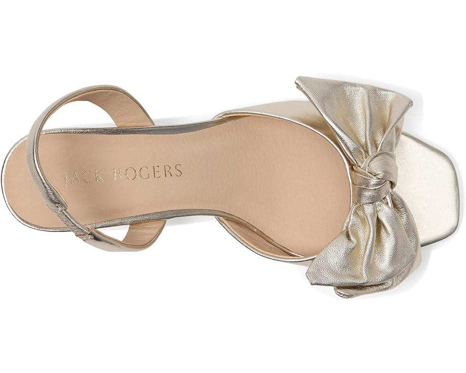 Lola Bow Sandal - Metallic Nappa Product Image