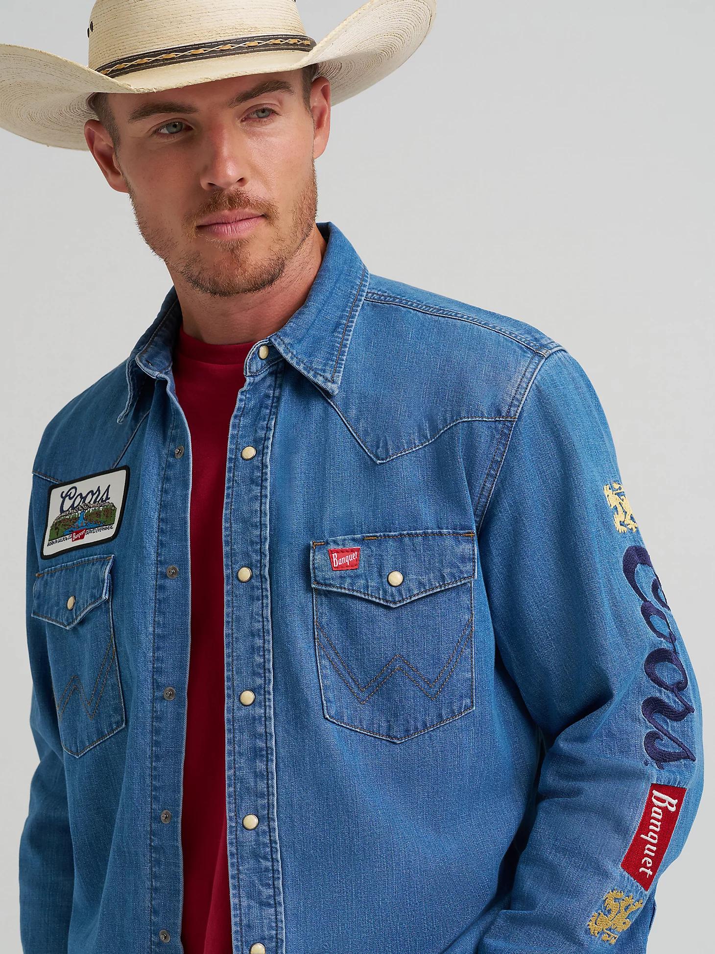 Wrangler x Coors Denim Shirt | Men's SHIRTS | Wrangler® Product Image