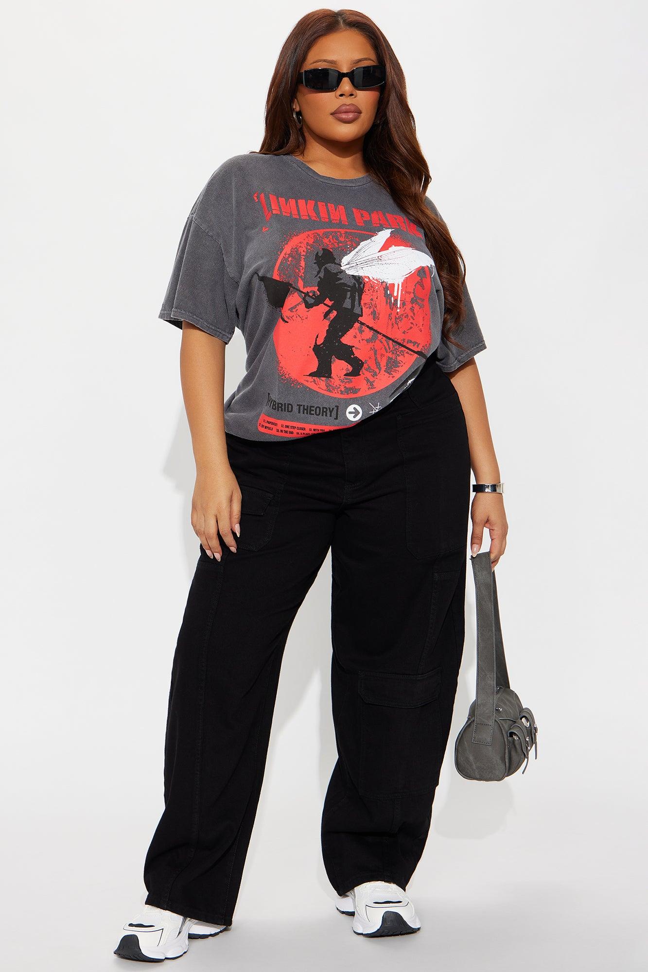 Linkin Park Washed Tee - Charcoal Female Product Image