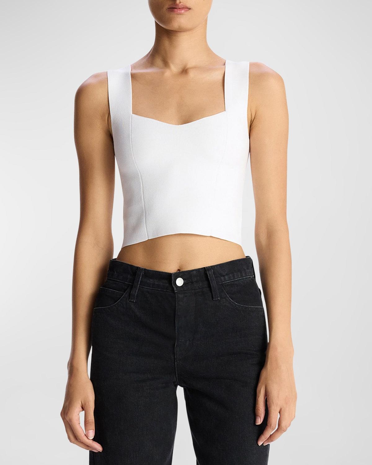 Womens Jordana Knit Crop Top Product Image