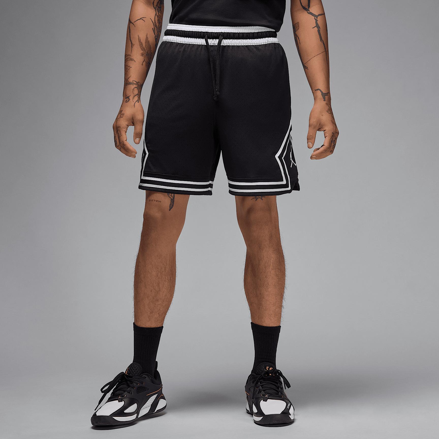 Mens Jordan Sport Dri-FIT Mesh Diamond Shorts | HF9910-011 Product Image