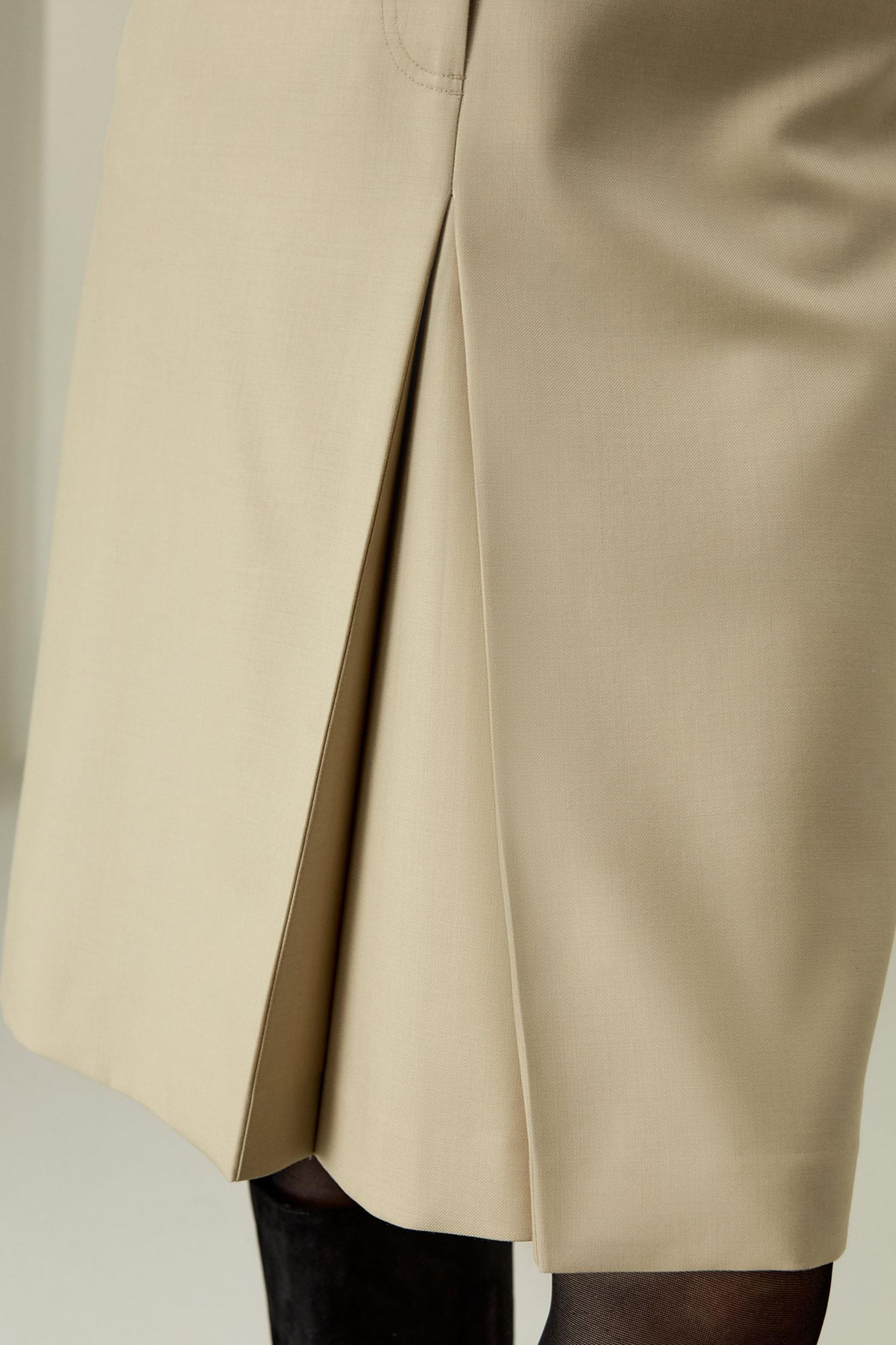 LILYSILK Womens Wool Skirt - Black Wool Silk - Perfect Wardrobe Staples Basic Style Bottoms 16 Product Image