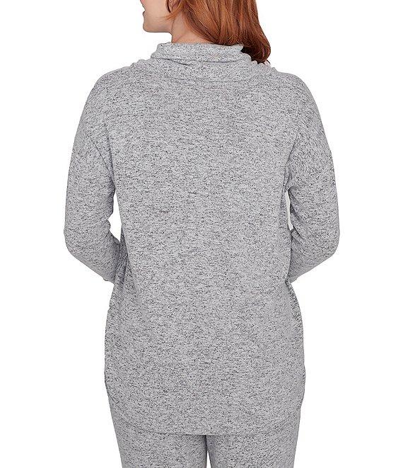 Ruby Rd. Ultra-Soft Cowl Neck Long Sleeve Knit Sweater Product Image