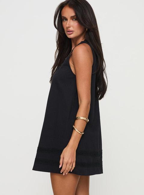 Alanah Mini Dress Black Product Image