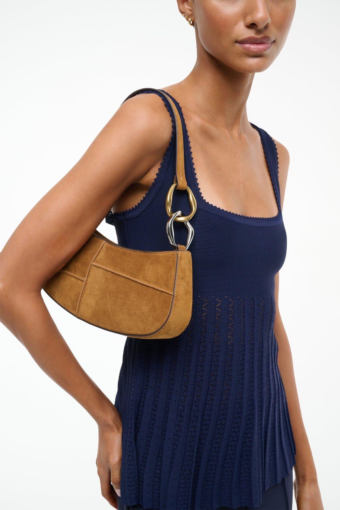 OLLIE BAG | TAN SUEDE Product Image