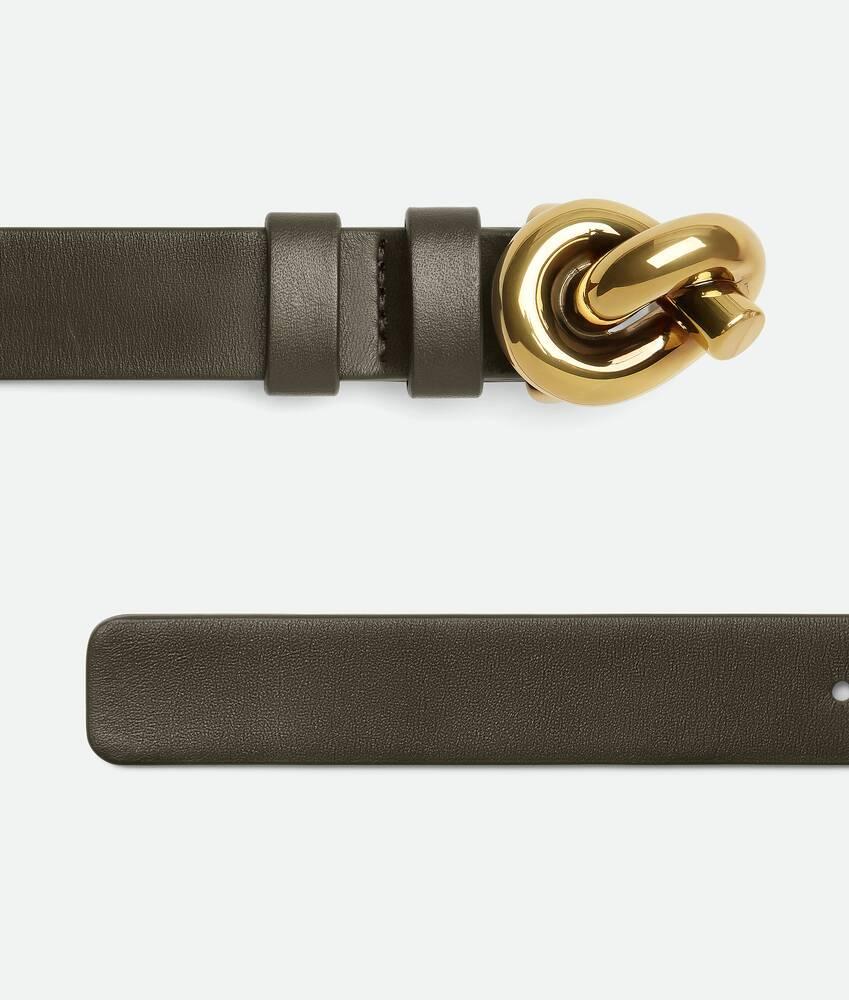 Women's Knot Belt in Kaki Product Image