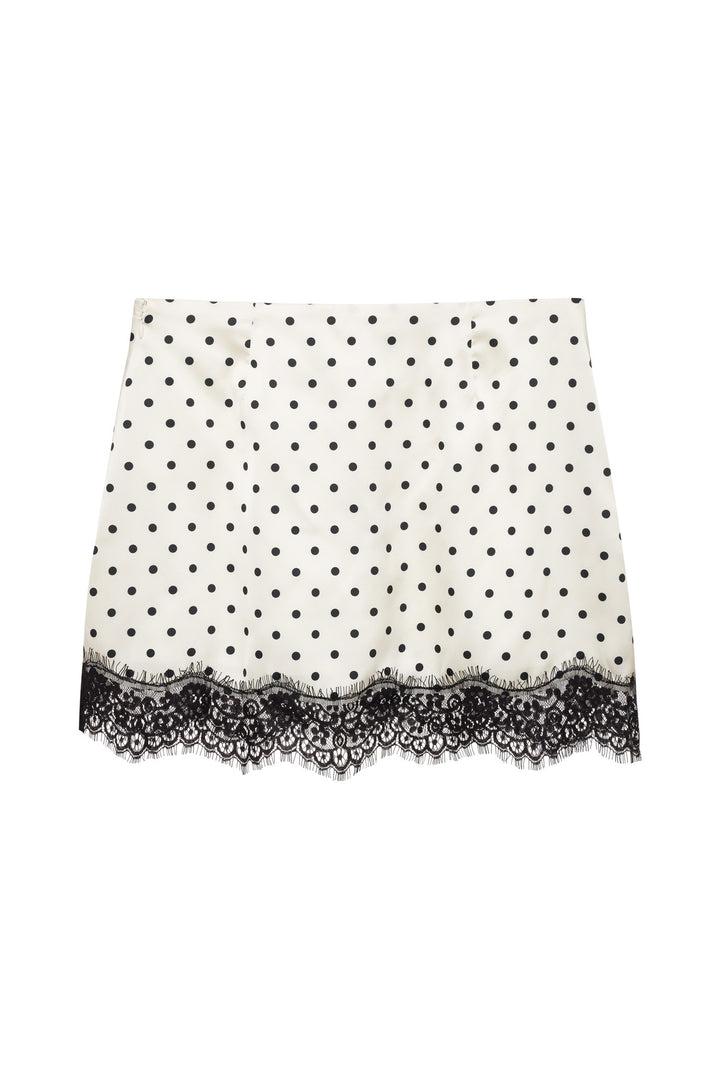 Madalie Slip Skirt — Cream Product Image
