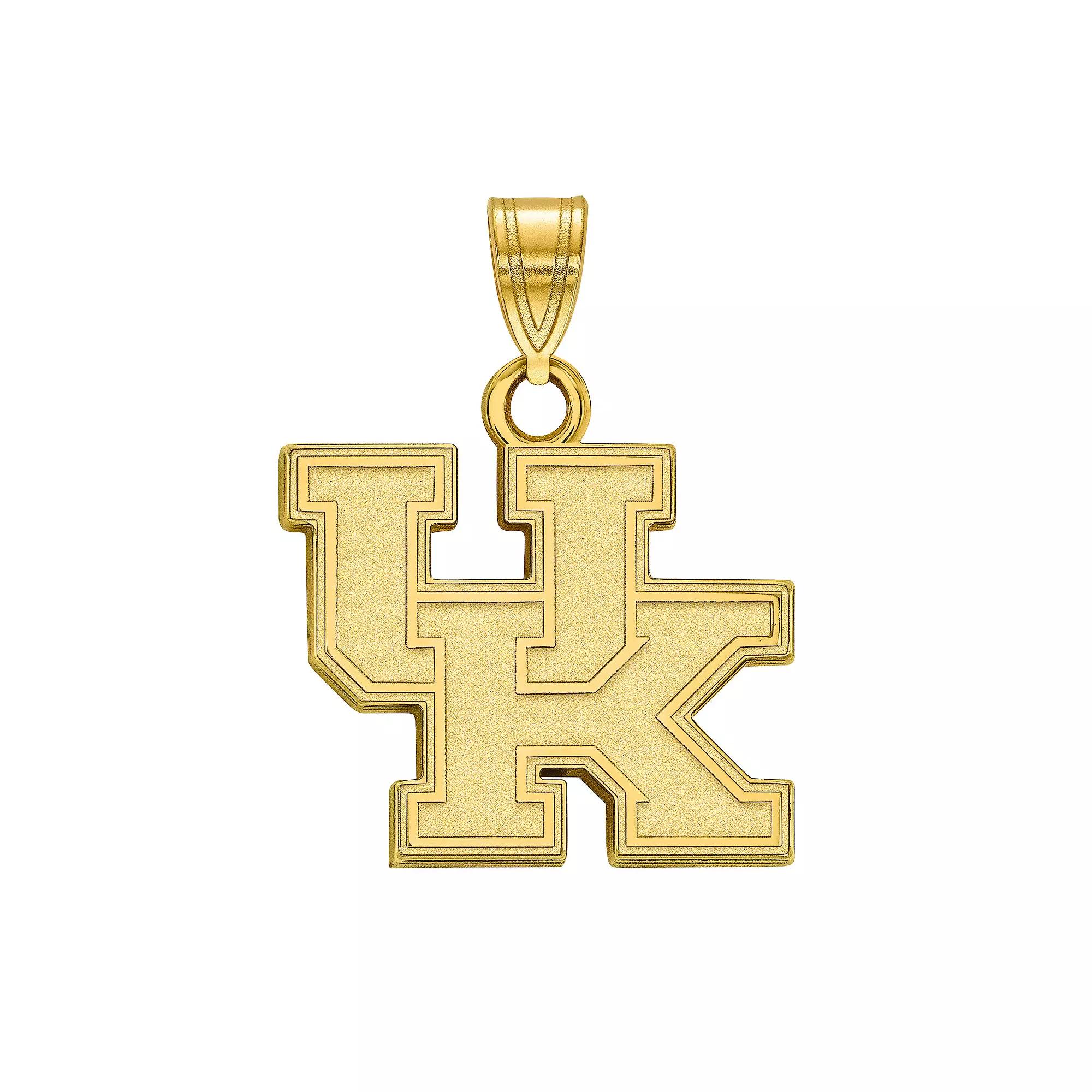 LogoArt 14k Gold over Silver Kentucky Wildcats Small Pendant Necklace, Women's, Size: 20MM, Gold Tone Product Image