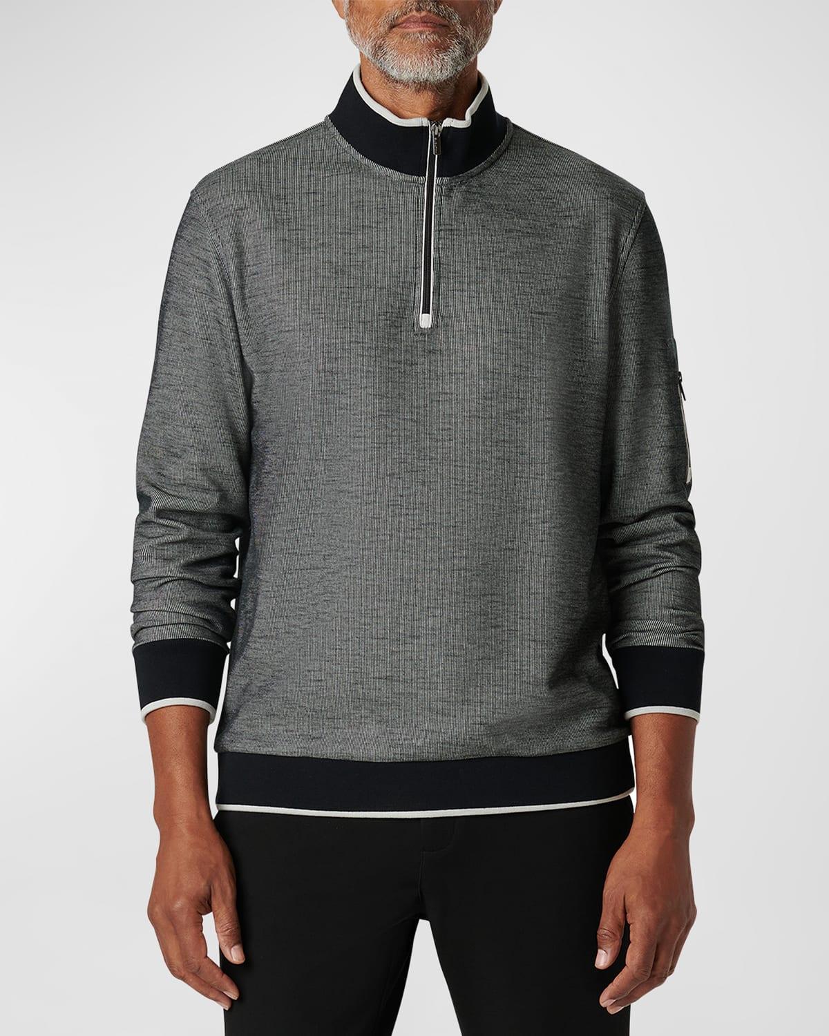 Mens Knit Quarter-Zip Sweater Product Image