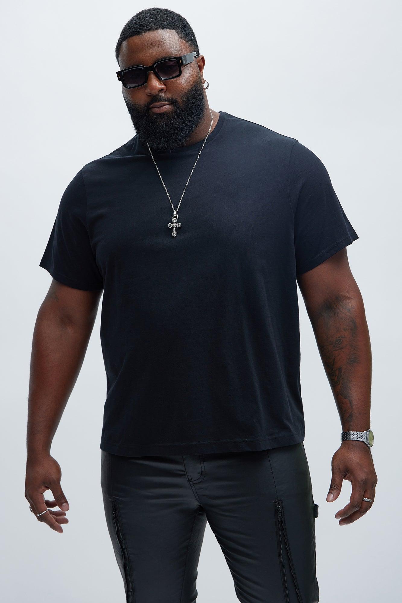 FN Essential Crew Tees 3 Pack - Black Product Image