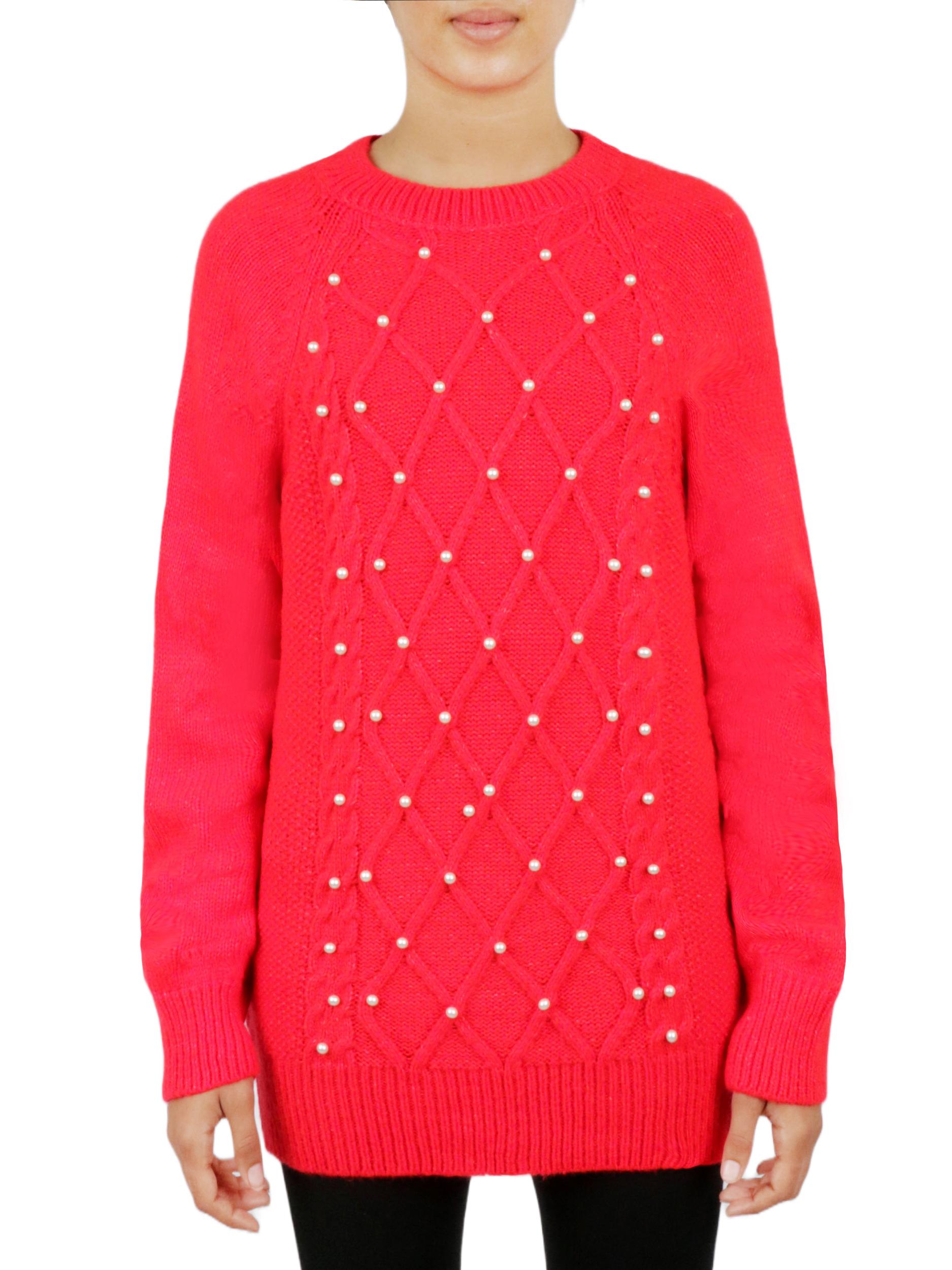 Embellished Cable Pullover Product Image