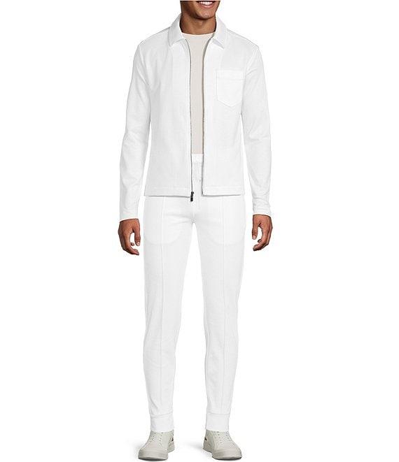 Murano Liquid Luxury Slim Fit Zip Shirt Jacket Product Image