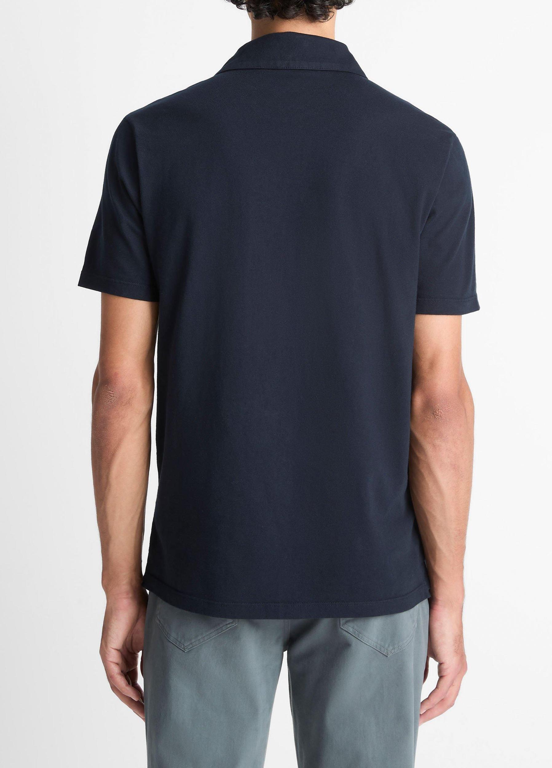 Garment Dye Cotton Polo Shirt Product Image