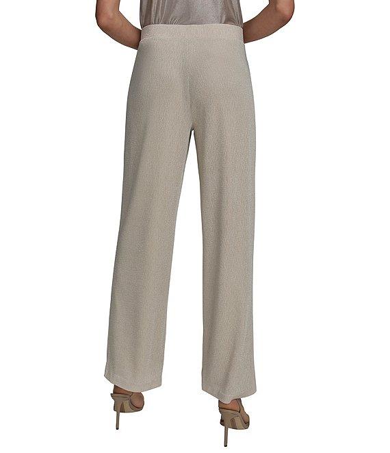 Donna Karan Pull On Relaxed Fit Knit Pants Product Image