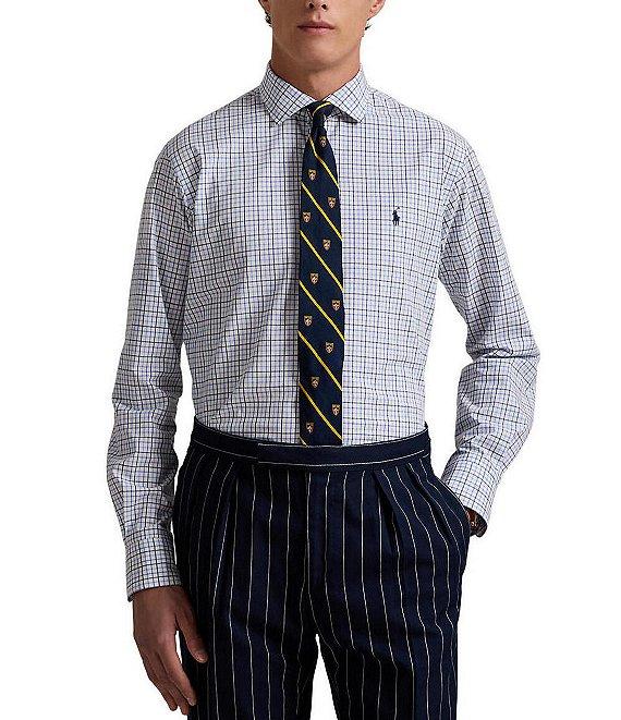 Polo Ralph Lauren Slim Fit Stretch Poplin Long Sleeve Woven Shirt Product Image