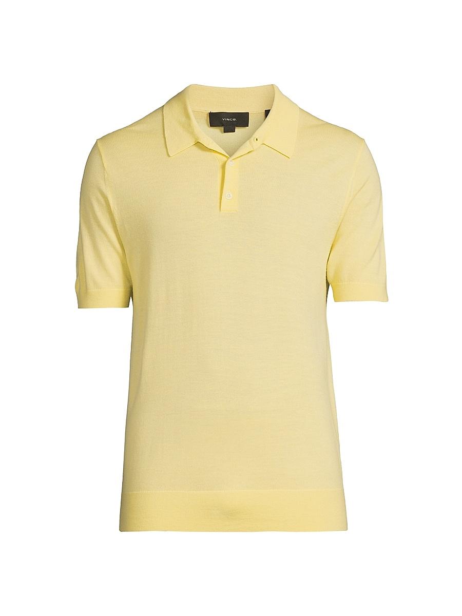 Mens Wool-Cashmere Polo Shirt Product Image