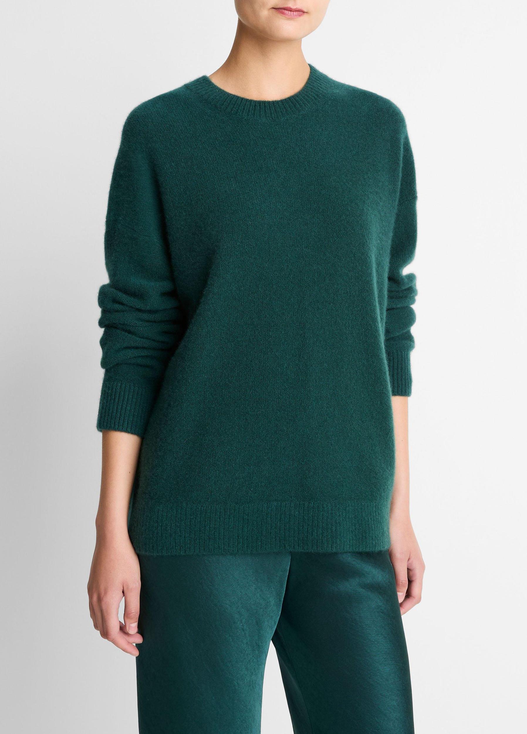 Plush Cashmere Crew Neck Sweater Product Image