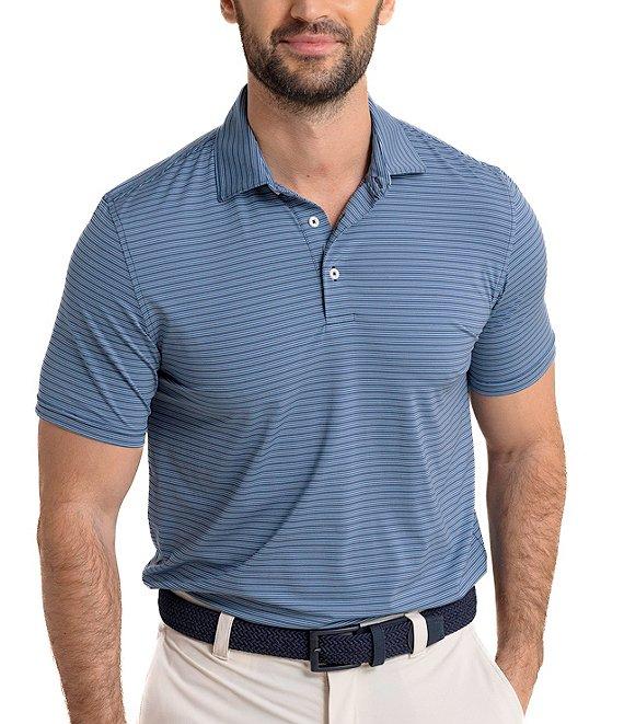 Southern Tide Brrr°-Eeze Claxton Stripe Short Sleeve Polo Shirt Product Image