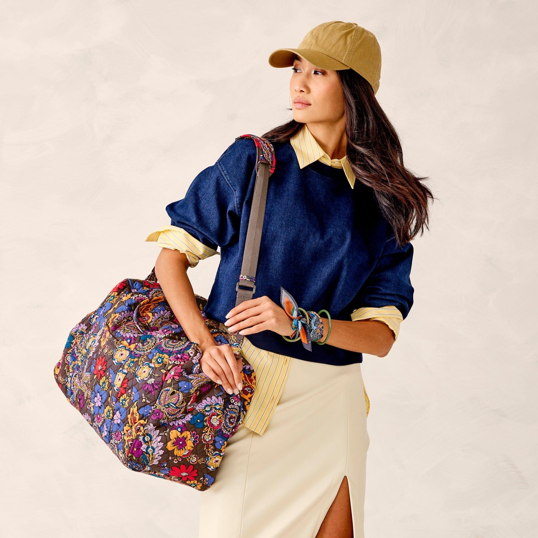 Vera Bradley Large Miramar Weekender Women in Starry Paisley Blue Product Image