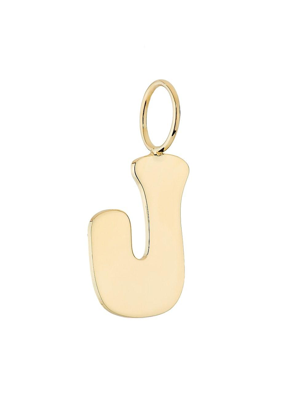Womens Kelso 18K-Gold-Plated Initial Charm Product Image