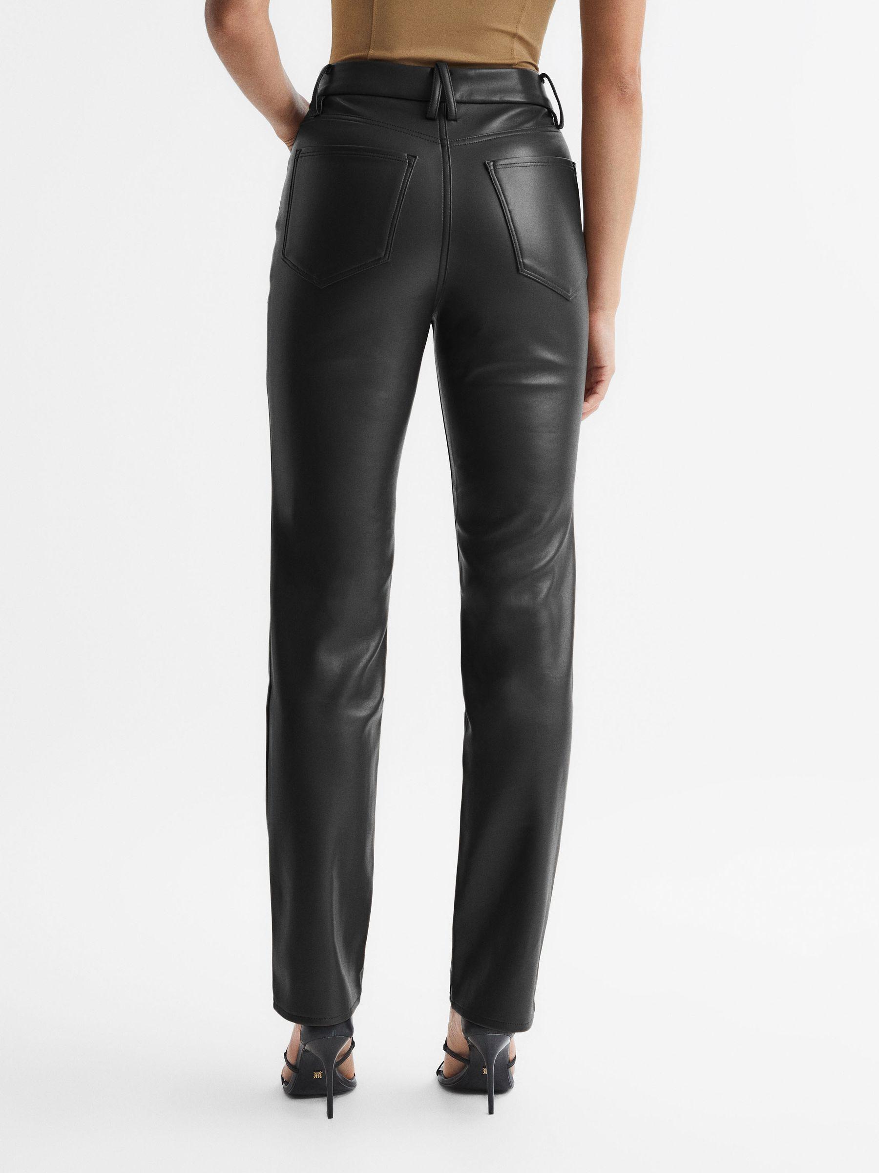 Good American Better Than Leather Pants in Black Product Image