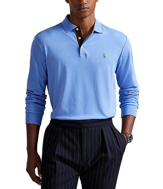 Polo Ralph Lauren Classic Fit Soft Cotton Long Sleeve Polo Shirt Product Image