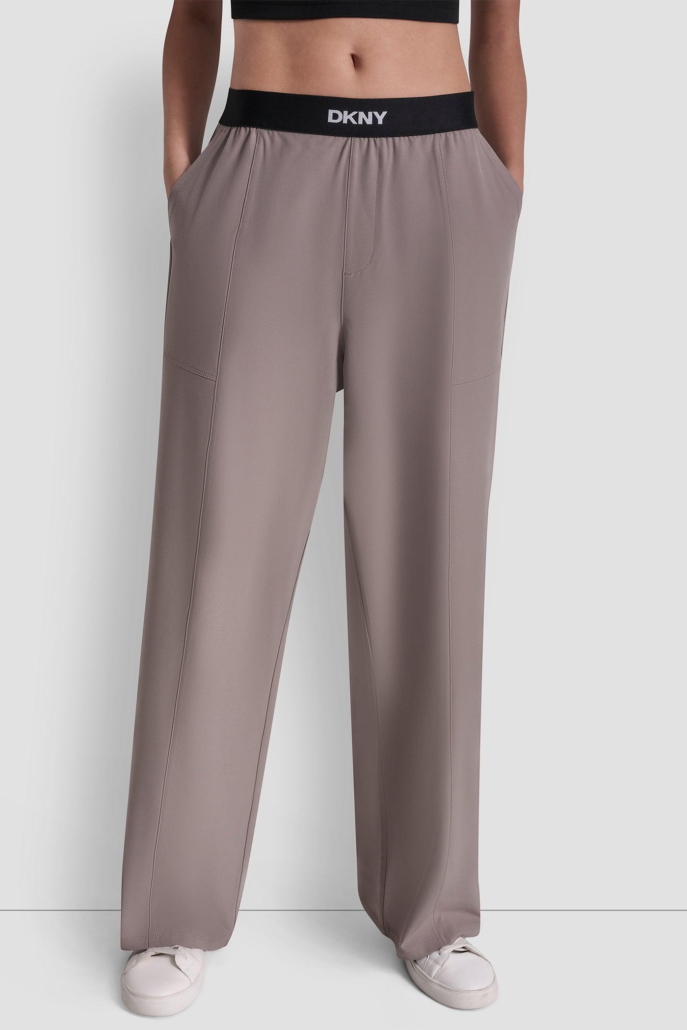 HIGH-RISE LOGO-WAIST WIDE-LEG PANT Product Image