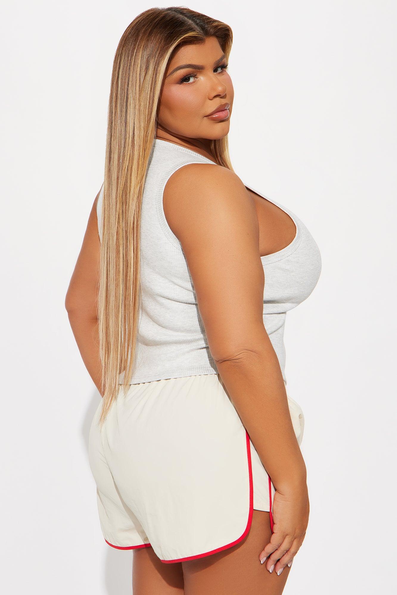 NYC 1996 Club Ribbed Tank Top - Heather Grey Product Image