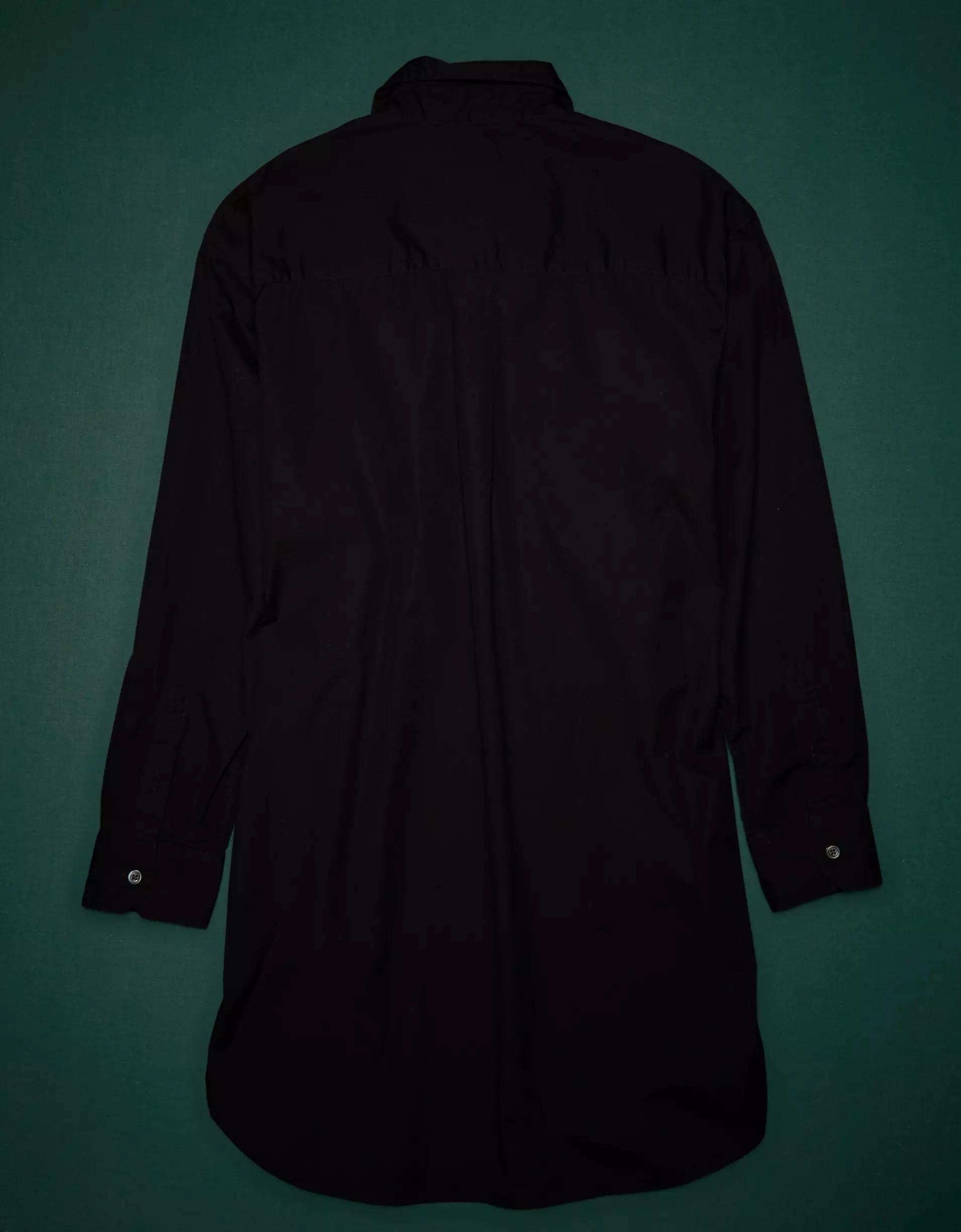 AE77 Premium Poplin Shirt Dress Product Image