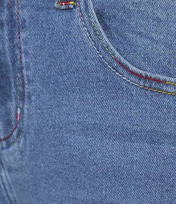 Sadie & Sage Denim 5-Pocket Straight Leg Full Length Jeans Product Image