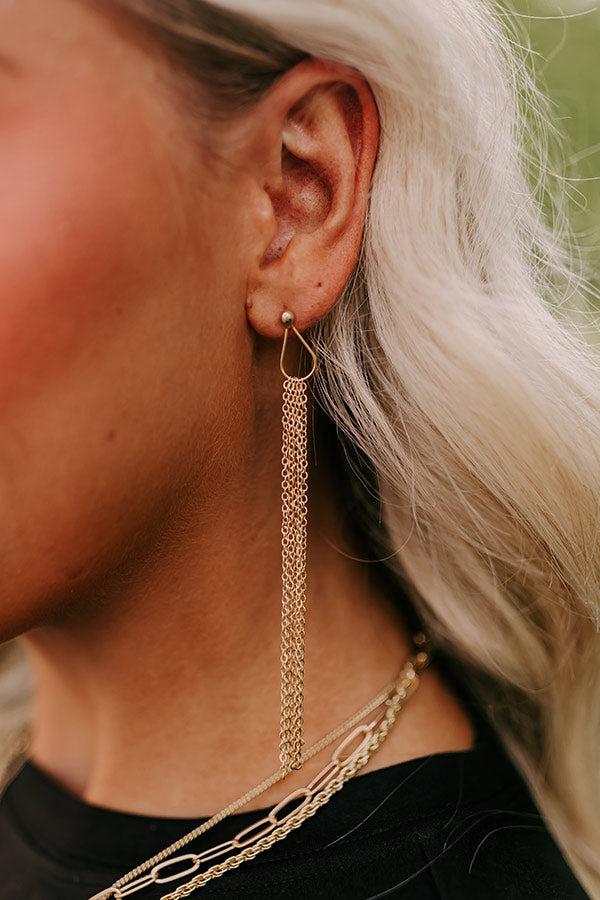 Lost In Your Eyes Earrings In Gold Product Image