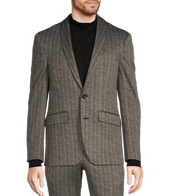Murano Slim Fit Plaid Suit Separates Jacket Product Image