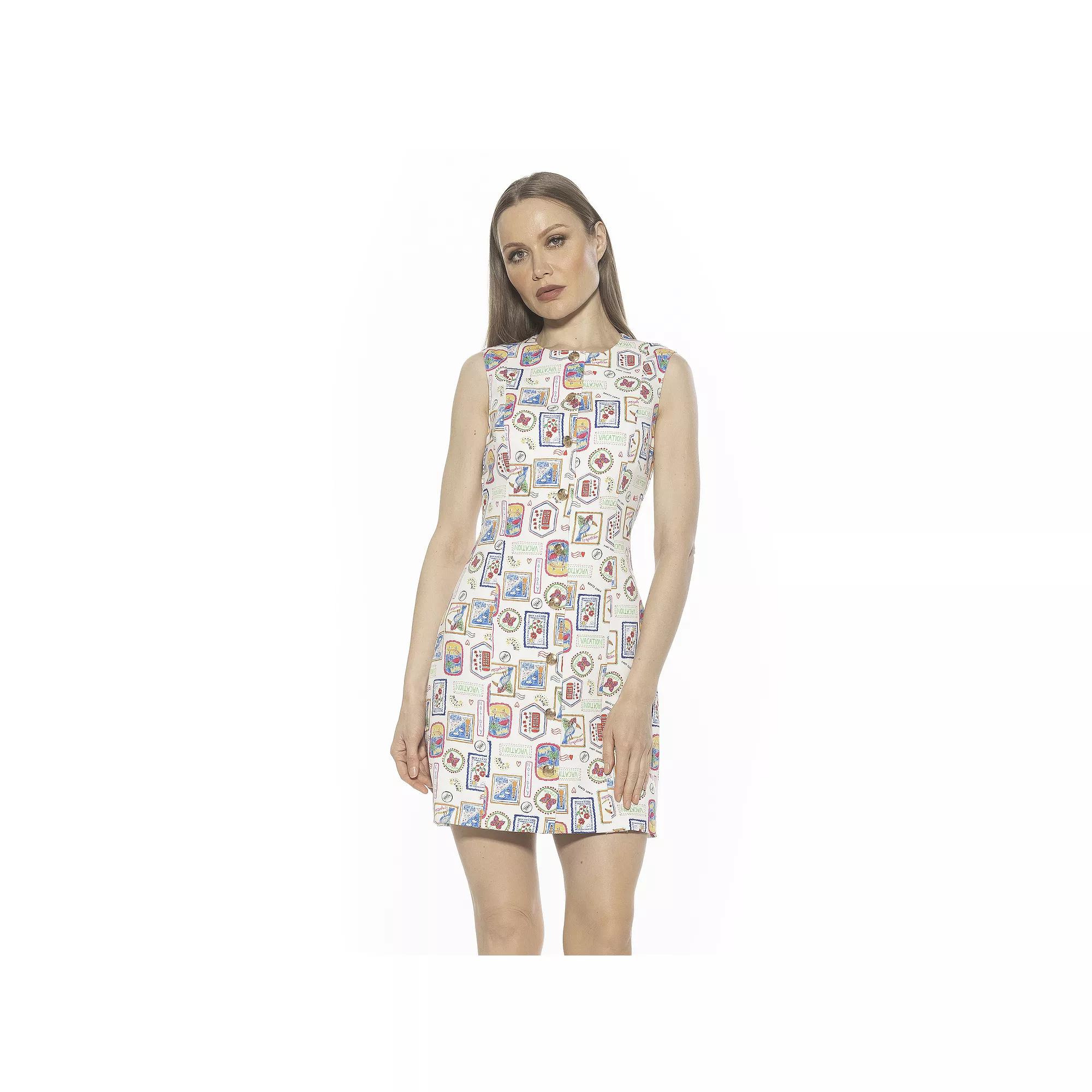 Women's ALEXIA ADMOR Bridgette Sleeveless Button Down Vest Dress,  Product Image