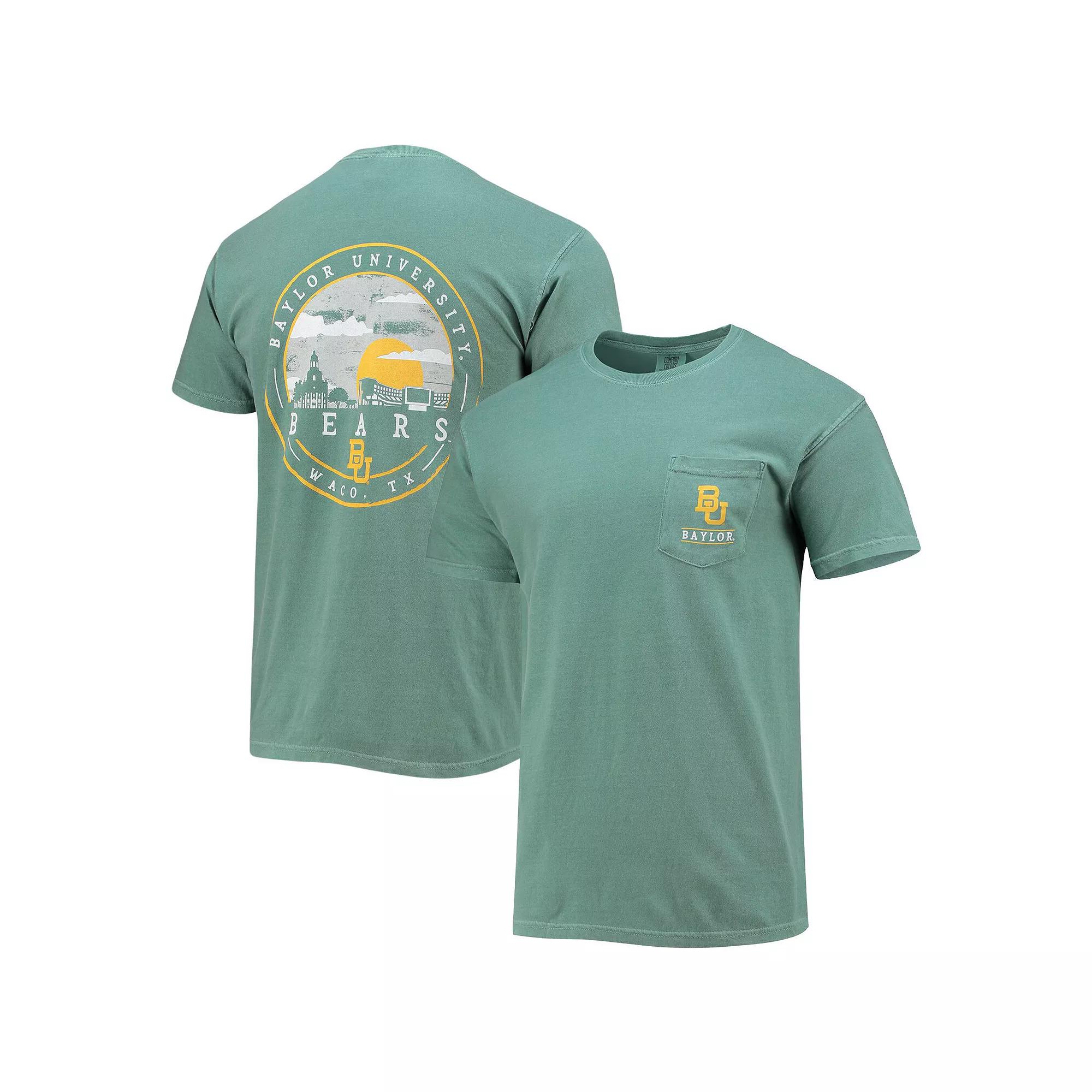 Mens Green Baylor Bears Circle Campus Scene T-Shirt Product Image