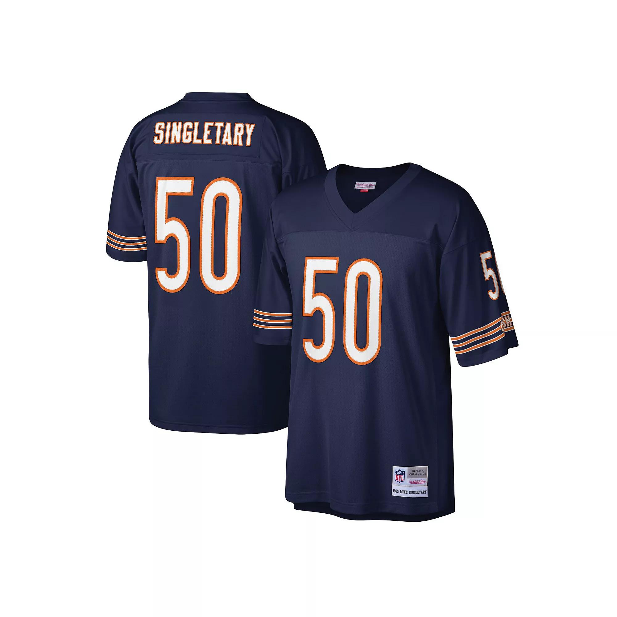 Men's Mitchell & Ness Mike Singletary Navy Chicago Bears Legacy Replica Jersey, Size: Medium, Blue Product Image
