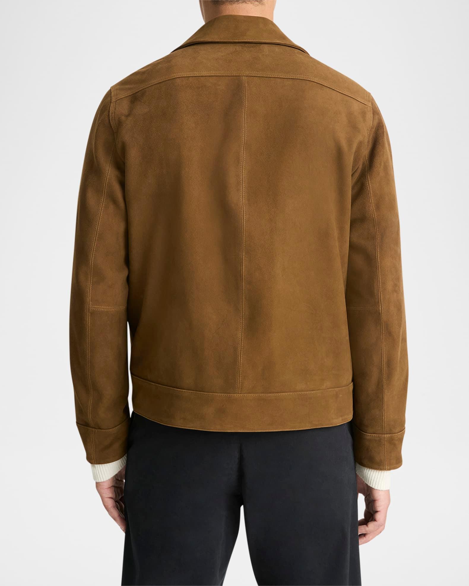 Men's Suede Short Jacket Product Image