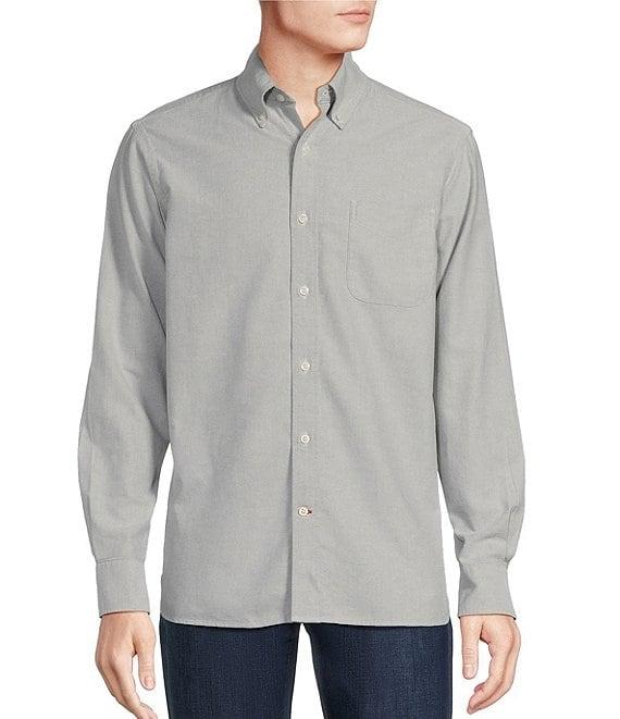 Cremieux Blue Label Classic Fit Faded Oxford Long Sleeve Woven Shirt Product Image