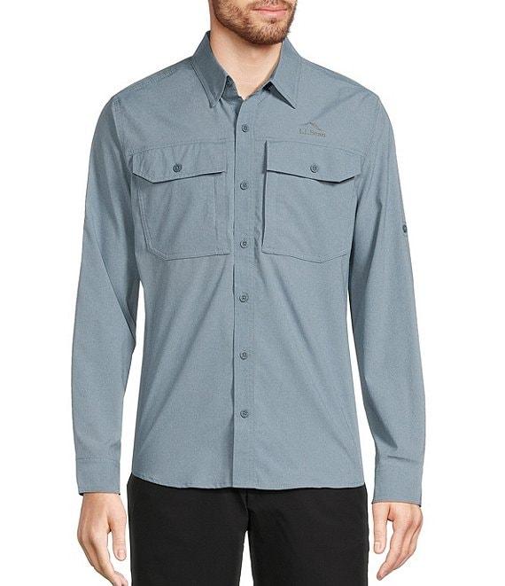 L.L.Bean Performance Stretch No Fly Zone Long Sleeve Woven Shirt Product Image