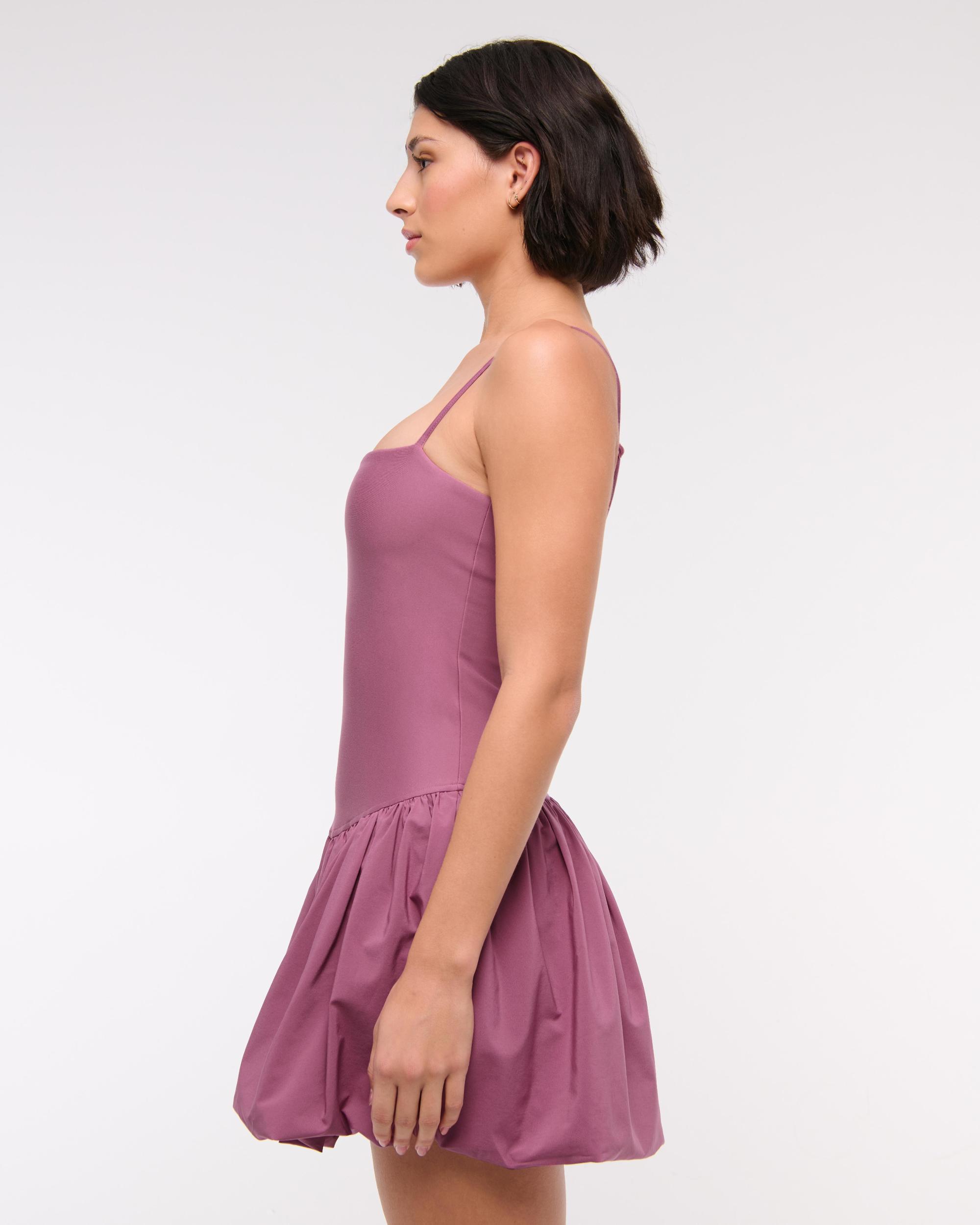 YPB sculptLUX Bubble Hem Mini Dress Product Image