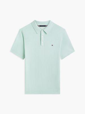 Short-Sleeve Sweater Polo Product Image