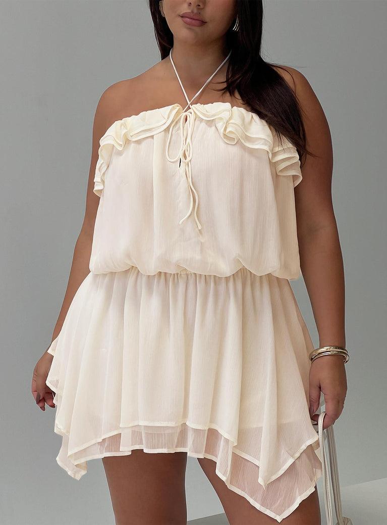 Soul Survivor Playsuit Cream Curve Product Image