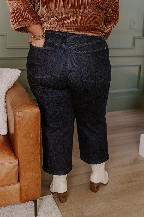 JUDY BLUE Kinsley High Waist Wide Leg Jean Curves Product Image